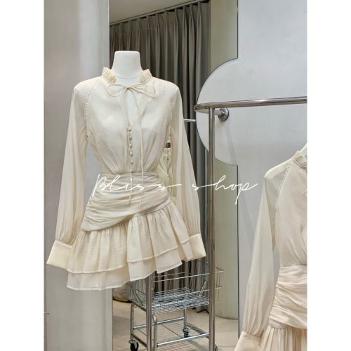 Dreamer Chiffon Mini Dress_V166_Bliss Brand_เดรสบานหรูหรา เดรสปาร์ตี้ระดับไฮเอนด์ มาพร้อม Dreamer Dress รอบเอวสุดน่ารัก