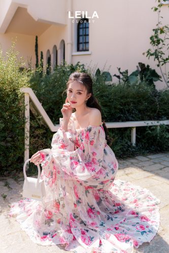 Julie Off The Shoulder FLoral Pattern Maxi Dress_LE14.11_Julie maxi