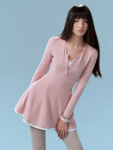 Earl Mini Dress_072423PK1_RECHIC BRAND_เอิร์ลเดรสสั้น