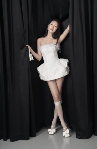 Liuliu Strapless Mini Dress_TH59.37_The SWAN Closet Brand