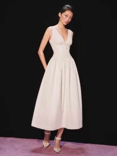 Kyomi Long Dress_072414WH1_RECHIC BRAND_ชุดยาวเคียวมิ