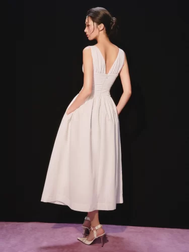 Kyomi Long Dress_072414WH1_RECHIC BRAND_ชุดยาวเคียวมิ