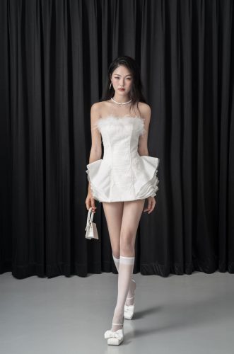 Liuliu Strapless Mini Dress_TH59.37_The SWAN Closet Brand