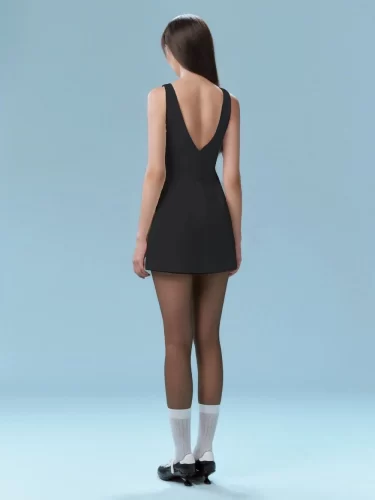 Nolan Mini Dress_082415WH1_RECHIC BRAND_โนแลนชอร์ตลากูน