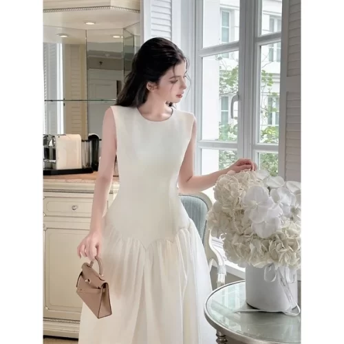 Saru Maxi Dress_CO200.26_Cocobebe Brand_ชุดเดรสยาวแขนกุดบาน