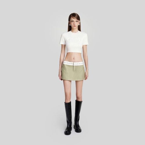 Holy Grail Mini Skirt_DE37.38_DEAR JOSÉ Brand_กระโปรงกางเกงขาสั้นผ้าชิโน