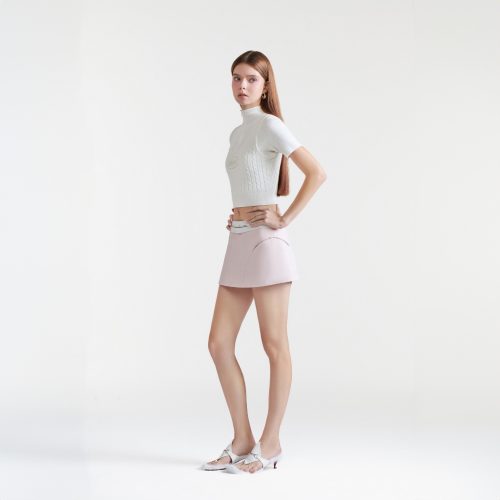 Holy Grail Mini Skirt_DE37.38_DEAR JOSÉ Brand_กระโปรงกางเกงขาสั้นผ้าชิโน