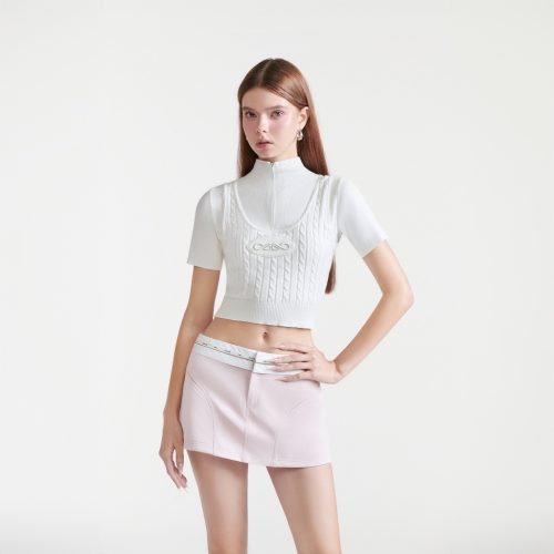 Holy Grail Mini Skirt_DE37.38_DEAR JOSÉ Brand_กระโปรงกางเกงขาสั้นผ้าชิโน