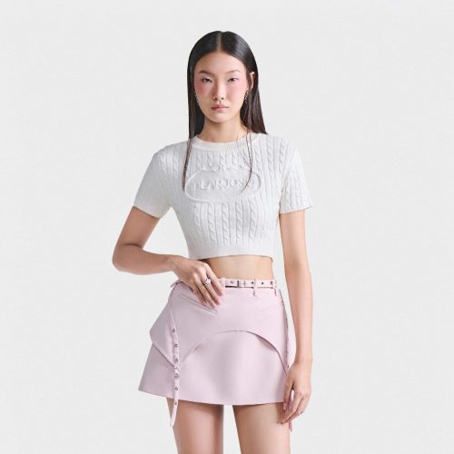 Fontaine Mini Skirt_DE37.54_DEAR JOSÉ Brand_กระโปรง 2 ชั้น มีสายคาด